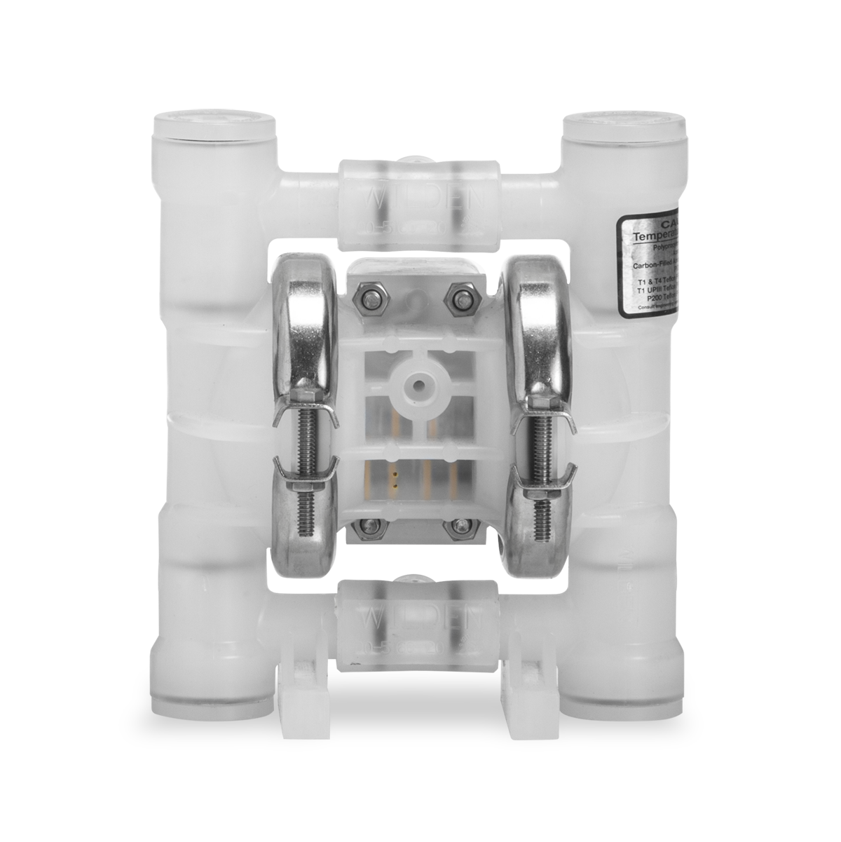 6 mm (1/4") Pro-Flo&reg; Series Clamped Plastic AODD Pump