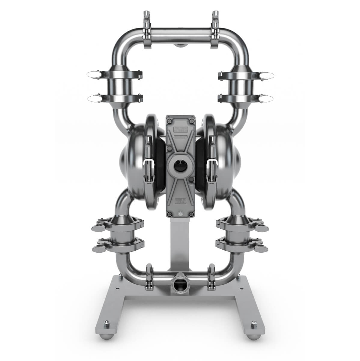 38 mm (1-1/2") Saniflo&trade; Hygienic&trade; Series Clamped Metal AODD Pump